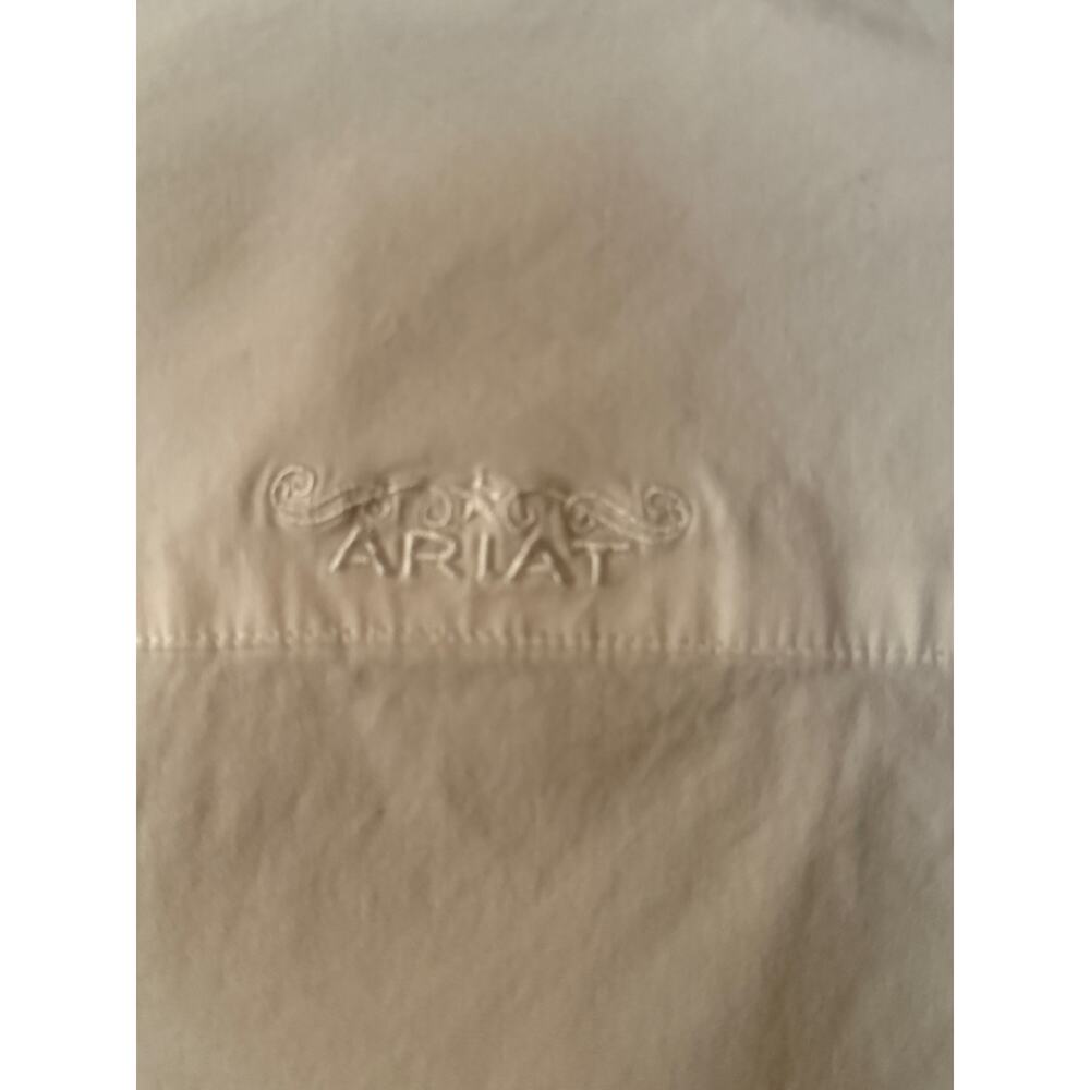 Ariat Real Long Sleeve White Button Up Shirt Women's XS - Picture 4 of 7